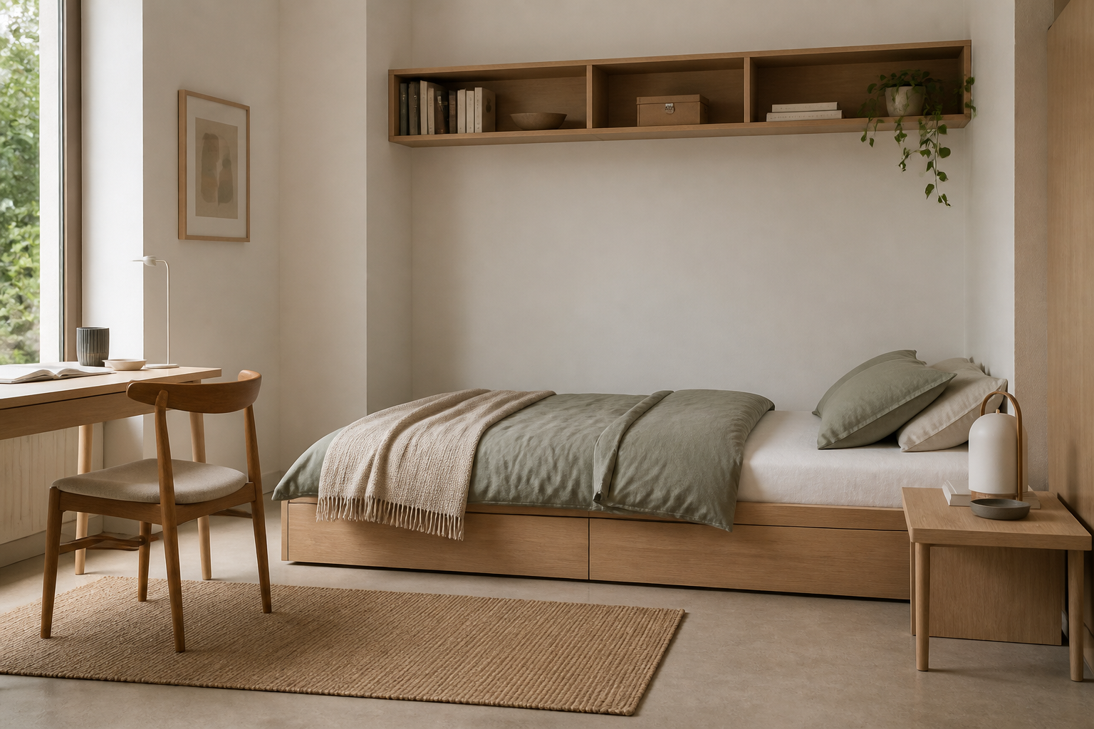 Bed voor een studentenstudio kopen: 5 compacte uitvoeringen