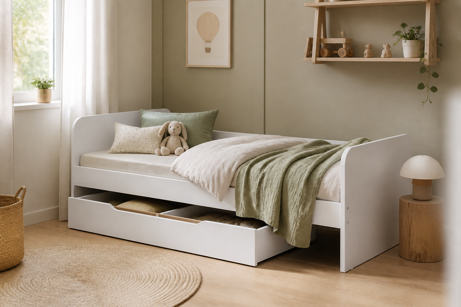Juniorbed met lade kopen: wanneer is een lade echt handig?