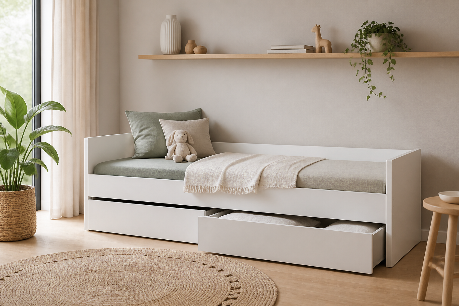 Uitschuifbed of bed met lades voor logees: welke koop je?