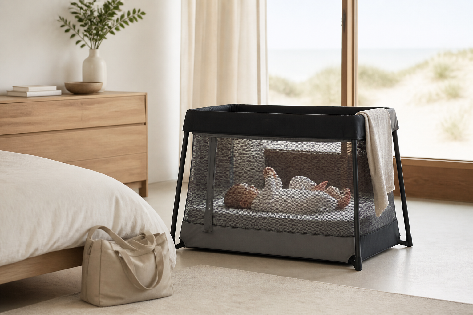 Welk reisbedje voor vakantie met een baby koop je?
